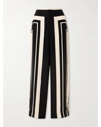 SIR. - Pantalon Large En Crêpe De Soie Imprimé Pietra - Lyst