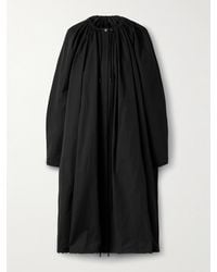 TOTEME - Oversized Gathered Organic Cotton-Blend Coat - Lyst