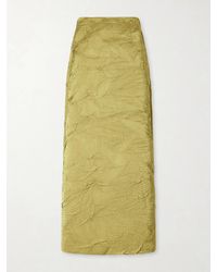 Ulla Johnson - Inez Satin Midi Skirt - Lyst