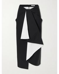 Givenchy - Wool And Mohair-Blend Maxi Wrap Skirt - Lyst