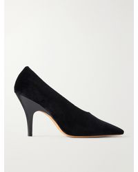 Le Monde Beryl - Petra Cotton-Velvet Pumps - Lyst