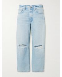 Citizens of Humanity - Miro Halbhohe Barrel-Jeans Mit Distressed-Details - Lyst