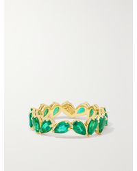 Octavia Elizabeth - Net Sustain Nesting Gem 18-Karat Recycled Emerald Ring - Lyst