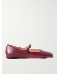 Bally - Belkys Leather Mary Jane Ballet Flats - Lyst