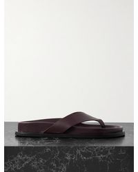 St. Agni - Leather Flip Flops - Lyst