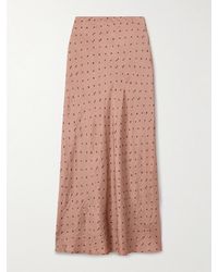 Alix Of Bohemia - Lyra Printed Crinkled-Silk Midi Skirt - Lyst