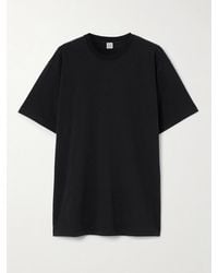 TOTEME - T-Shirt Aus Baumwoll-Jersey - Lyst