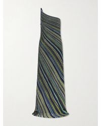 Missoni - Striped Metallic Crochet-Knit Maxi Dress - Lyst