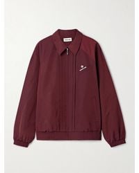 ShuShu/Tong - Pintucked Embroidered Shell Jacket - Lyst
