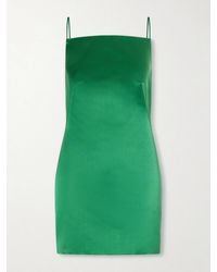 Givenchy - Silk-Satin Mini Dress - Lyst