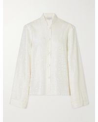 LIBEROWE - Nisha Silk-Jacquard Shirt - Lyst