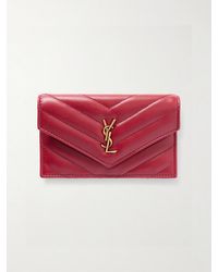 Saint Laurent - Cassandre Matelassé Leather Wallet - Lyst