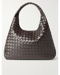 Bottega Veneta - Campana Large Intrecciato Leather Shoulder Bag - Lyst
