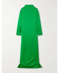 Tom Ford - Oversized Open-Back Satin-Crepe Gown - Lyst