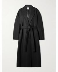 Calvin Klein - Beatrice Belted Wool And Cashmere-Blend Coat - Lyst
