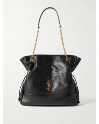 Saint Laurent - Jamie Shopping Appliquéd Quilted Leather Shoulder Bag - Lyst
