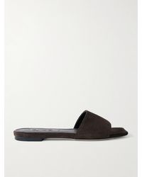 Aeyde - Anna Suede Slides - Lyst