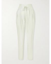 Sharon Wauchob - The Vardar Silk-Blend Straight-Leg Pants - Lyst