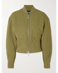 Jean Paul Gaultier - Paneled Quilted Recycled-Shell Bomber Jacket - Lyst