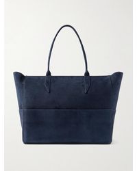 Metier - Incognito 36 Paneled Suede Tote - Lyst