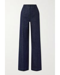 Another Tomorrow - Net Sustain Hoch Sitzende Jeans Mit Geradem Bein Aus Stretch-Bio-Denim - Lyst