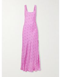 Alix Of Bohemia - Adele Printed Silk Midi Dress - Lyst