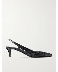 Isabel Marant - Pionee Leather Slingback Pumps - Lyst