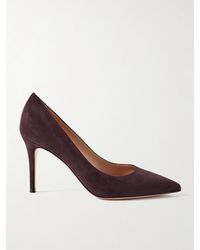 Gianvito Rossi - Gianvito 85 Suede Pumps - Lyst