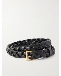 Bottega Veneta - Solo Intrecciato Leather Belt - Lyst