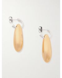 Bottega Veneta - Boucles D'Oreilles En Plaqué Or Et Argent - Lyst