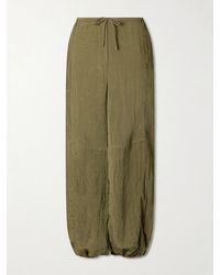 Jonathan Simkhai - Freya Tapered Crepon Parachute Pants - Lyst