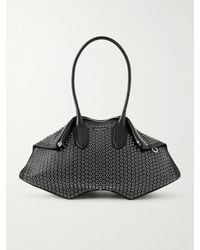 McQueen - Manta Eyelet-Embellished Leather Shoulder Bag - Lyst