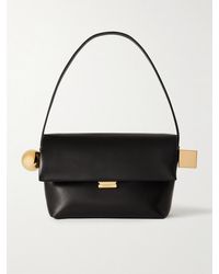 Jacquemus - The Rond Carré Embellished Leather Shoulder Bag - Lyst