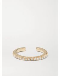STONE AND STRAND - Diamond Ear Cuff - Lyst