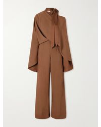 ‎Taller Marmo - Brooks Crepe Full-Length Jumpsuit - Lyst