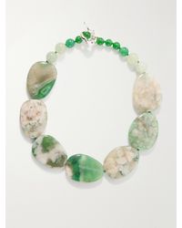 COMPLETEDWORKS - Time Will Say Nothing But &Quot;I Told You So&Quot; Beaded-Plated, Calcite And Agate Necklace - Lyst