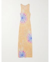 Rabanne - Second Skin Tie-Dyed Stretch-Jersey Maxi Dress - Lyst