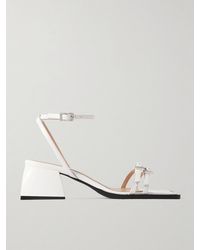 NODALETO - Bulla Laetitia Crystal-Embellished Leather Sandals - Lyst