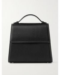 Hunting Season - Small Leather-Trimmed Satin Tote - Lyst