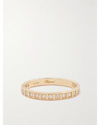 Chopard - Ice Cube 18-Karat Diamond Ring - Lyst