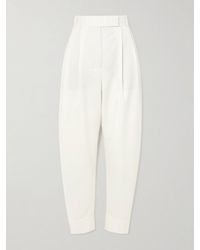 Rohe - Hose Mit Weitem Bein Aus Twill Aus Einer Wollmischung - Lyst