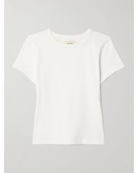 KHAITE - Samson Cotton-Jersey T-Shirt - Lyst