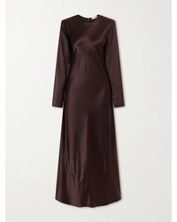 Heirlome - Mercedes Silk-Satin Maxi Dress - Lyst