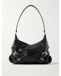 Givenchy - Voyou Kleine Schultertasche Aus Strukturiertem Leder - Lyst