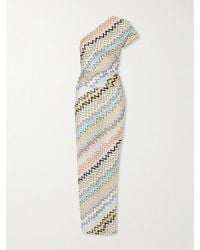 Missoni - Striped Crochet-Knit Maxi Dress - Lyst