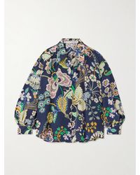 Alix Of Bohemia - Emery Hemd Aus Bedrucktem Crêpe De Chine Aus Seide - Lyst