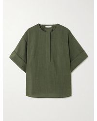JOSEPH - Yani Wool-Twill Blouse - Lyst