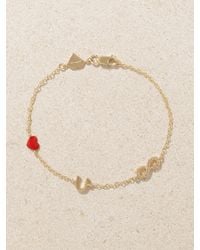 Alison Lou - Bracelet En Or 14 Carats (585/1000) Love U Forever By-The-Yard - Lyst