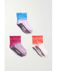 Pointe Studio Cameron Set Aus Drei Paar Socken Aus Einer Baumwollmischung Mit Farbverlauf - Pink