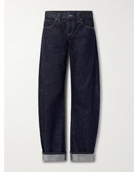 KHAITE - Karo Mid-Rise Barrel-Leg Jeans - Lyst